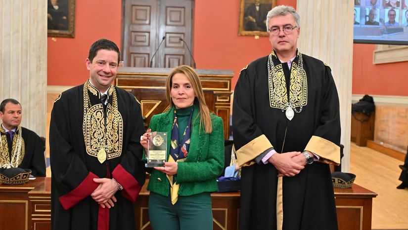 Professor Emmanuella Doussis was granted the award of Teaching Excellence